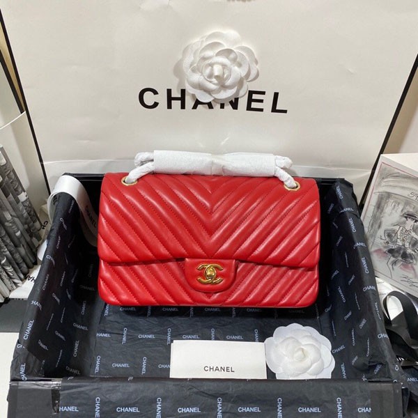 Not available in Japan Replica Chanel Shoulder Bag Chain Bag Red shc35741