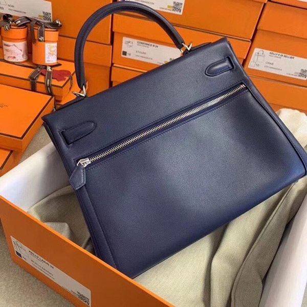 Sold out Hermes replica Kelly 32cm silver hardware erp19765
