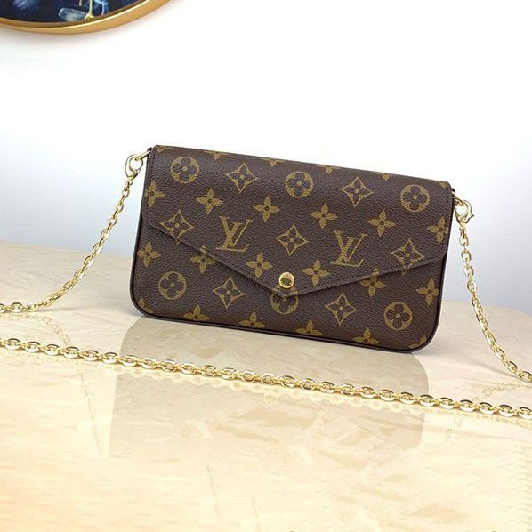 No customs duties Louis Vuitton Shoulder Bag Replica Pochette Felicie Monogram M61276 No customs duties Louis Vuitton Shoulder Bag Replica Pochette Felicie Monogram M61276