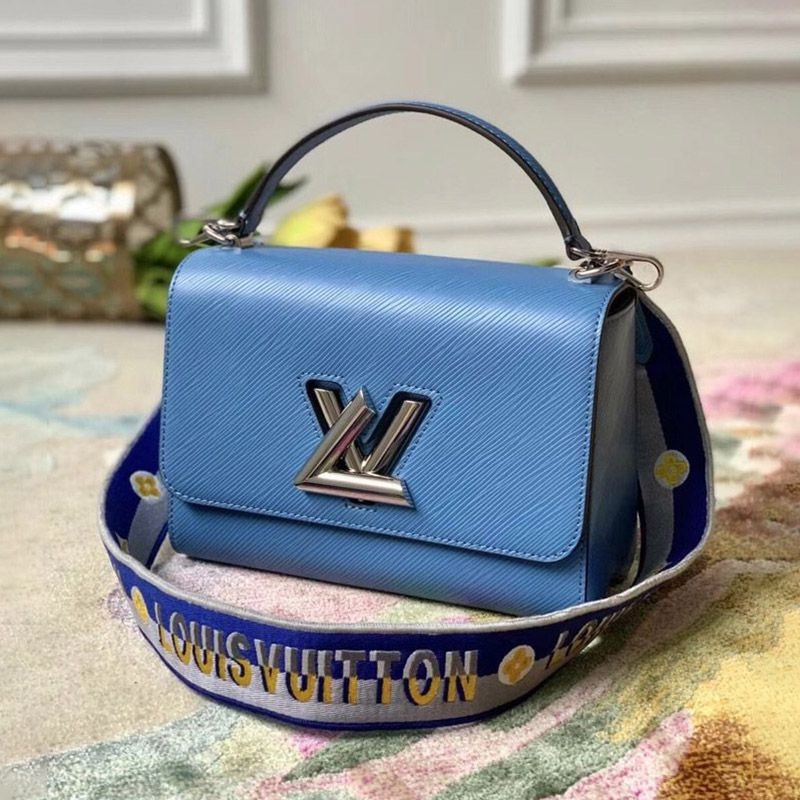 Rare color Louis Vuitton Twist MM bag Monogram Black copy M57057 Rare color Louis Vuitton Twist MM bag Monogram Black copy M57057