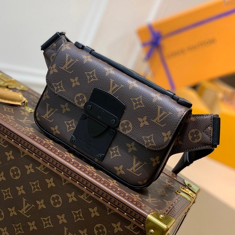 [Very Popular] Louis Vuitton Shoulder Bag Replica S Rock Sling Bag Monogram Macassar M45807