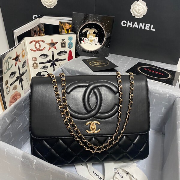 [Chanel] Cute and sophisticated? Matelasse top handle flap bag A58608