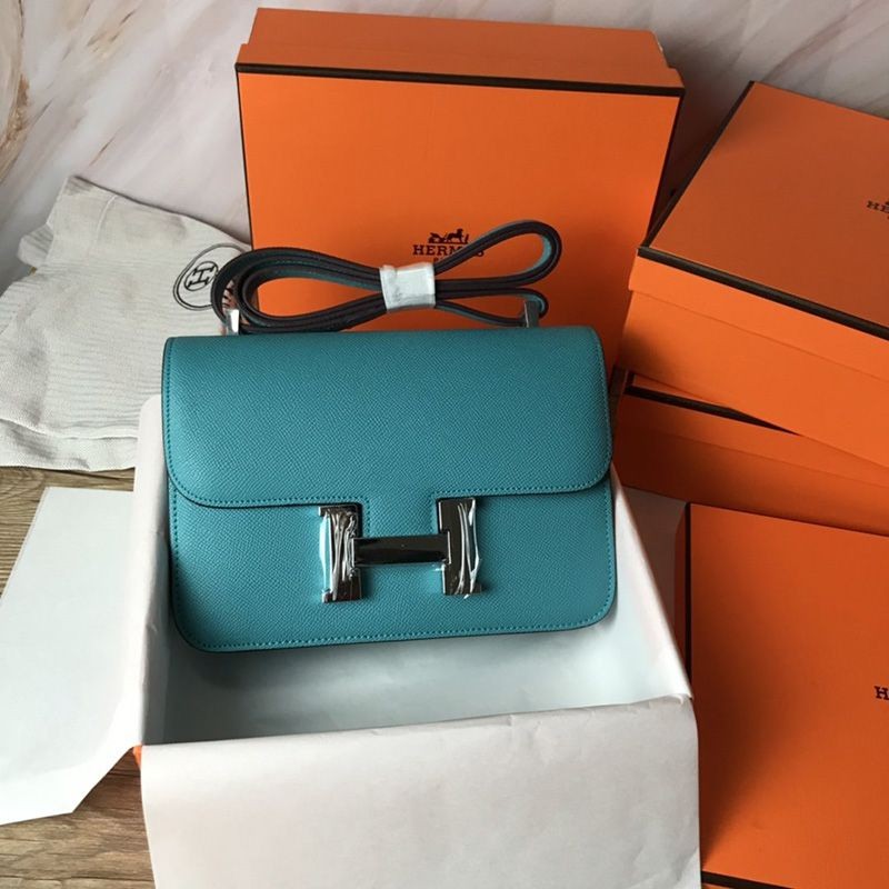 Hermes Constance 3 24 Epson replica silver hardware he26099