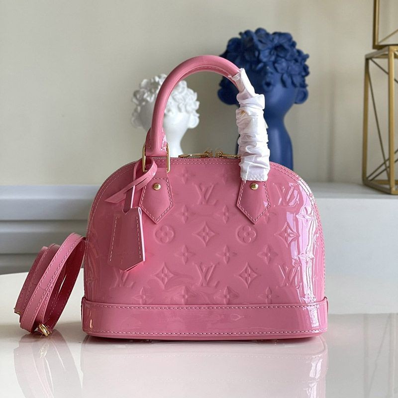 Louis Vuitton Monogram Patent Leather Alma BB Replica vux01937