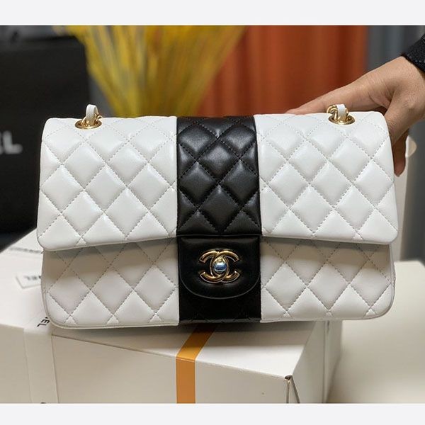 21-22AW Chanel Beige Classic Mini Flap Bag Replica shj98829
