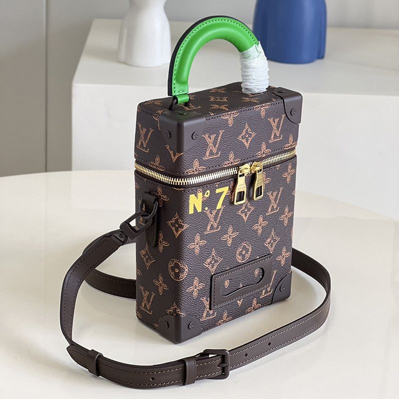 Love at first sight? [Popular] Louis Vuitton Vertical Box Trunk Bag Replica M59664