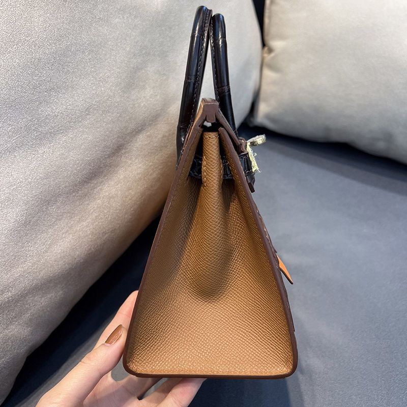 Sure to sell out Hermes Birkin Replica 20cm Serie Faubourg Day Veau Madame x Alligator Matte x Swift ers41634