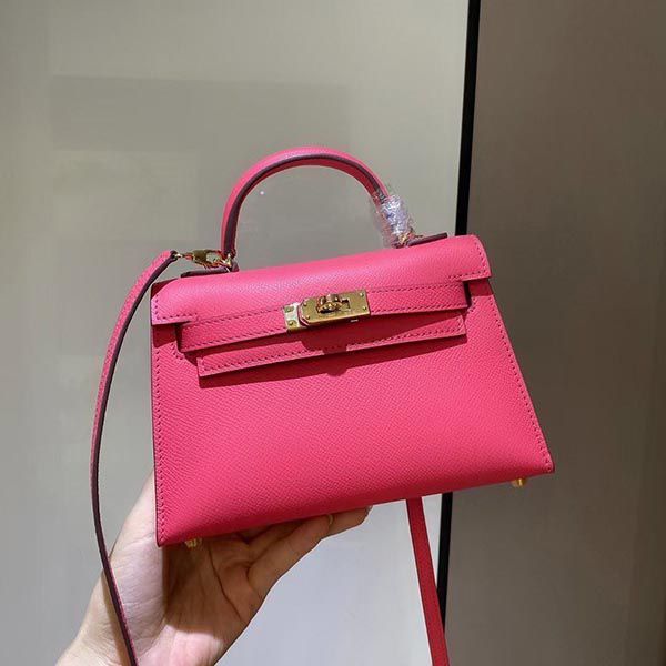 Hermes Kelly Mini 2 Kazak Replica Epson Silver Hardware he19017