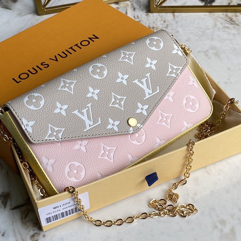 [Quick delivery] Louis Vuitton Monogram Chain Pochette Replica Shoulder Bag M81359