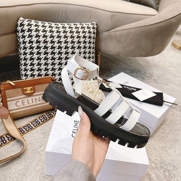 Classic Celine replica Triomphe Gladiator chunky sandals 343593617C01OP