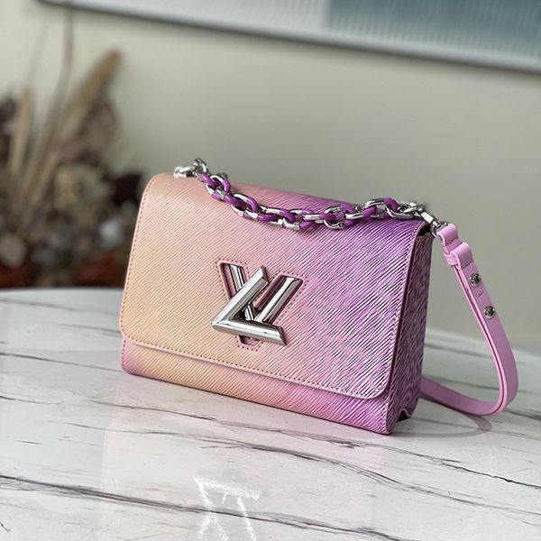 21-22AW? Louis Vuitton Twist MM Shoulder Bag Replica Pink M59894 21-22AW? Louis Vuitton Twist MM Shoulder Bag Replica Pink M59894