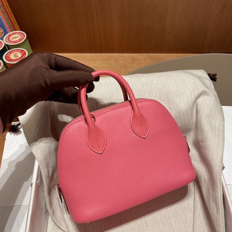 Free shipping Hermes Bolide 18 replica Etoupe gold hardware erc36235