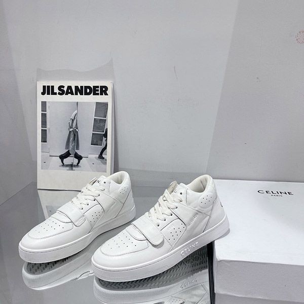 Celine CT-02 Velcro Strap Mid Sneakers Replica Shoes 343193338C01OP Celine CT-02 Velcro Strap Mid Sneakers Replica Shoes 343193338C01OP