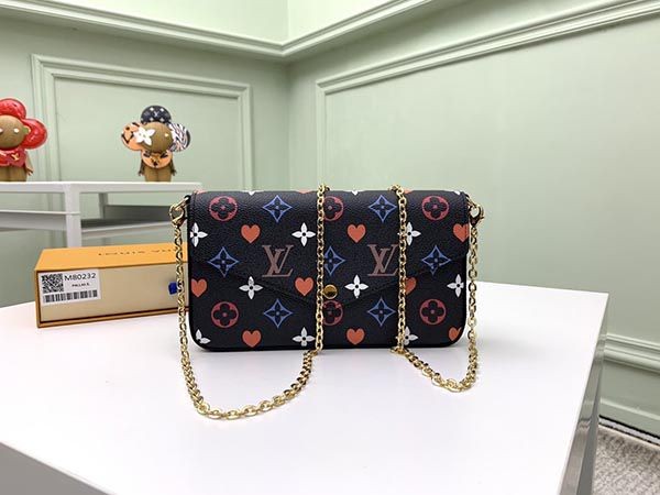 Louis Vuitton Shoulder Bag Replica Monogram Pochette Felicie Game On M80232 Louis Vuitton Shoulder Bag Replica Monogram Pochette Felicie Game On M80232