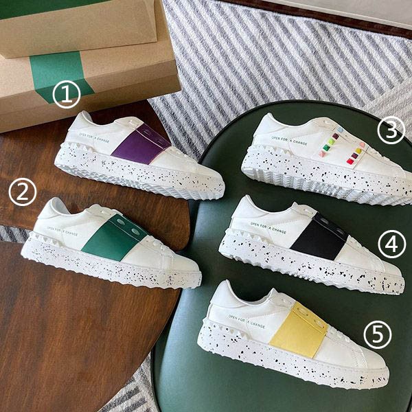 Extremely rare! Valentino replica bio-based material sneakers in 5 colors XW2S0781PUD