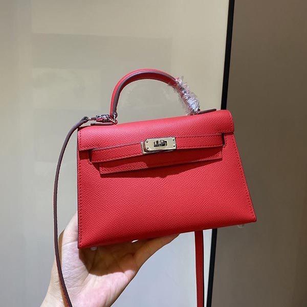 Hermes Kelly Mini 2 Kazak Replica Epson Silver Hardware he1908