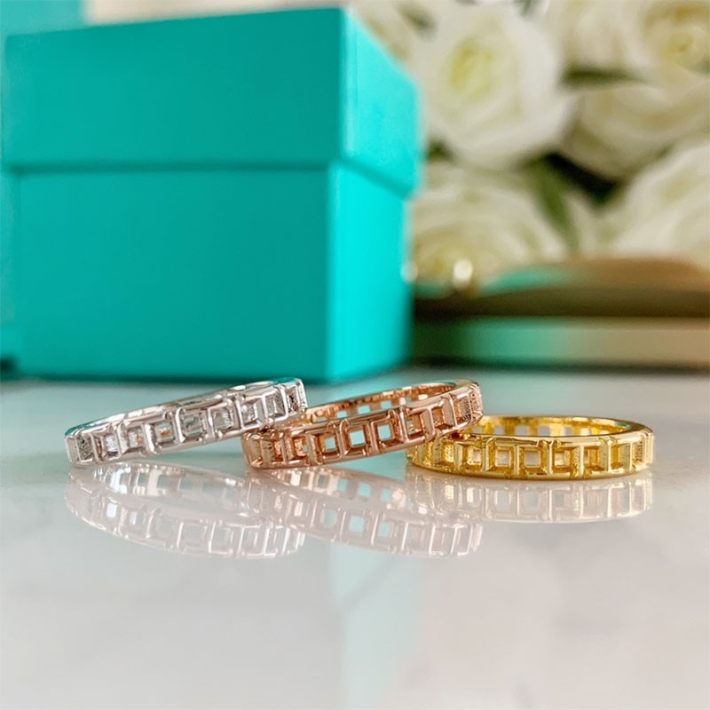 Not available in Japan Tiffany T True Narrow Ring Replica 18K 3.5mm Tid07653