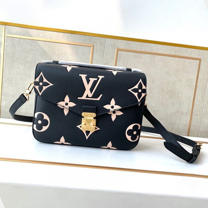No customs duties Louis Vuitton Pochette Metis Replica MM Bag ★ 2way Bicolor Monogram Black M45773 No customs duties Louis Vuitton Pochette Metis Replica MM Bag ★ 2way Bicolor Monogram Black M45773
