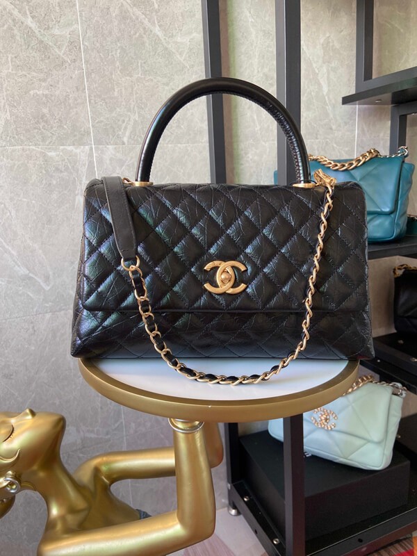 Chanel Coco Handle Replica Top Handle Flap Bag 2way sho88002