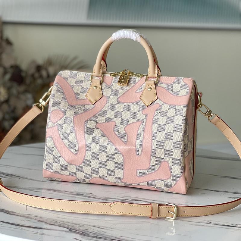 Spring new Louis Vuitton Speedy Bandouliere 30 replica 2-way bag Damier Azur Tahiti N41052 Spring new Louis Vuitton Speedy Bandouliere 30 replica 2-way bag Damier Azur Tahiti N41052