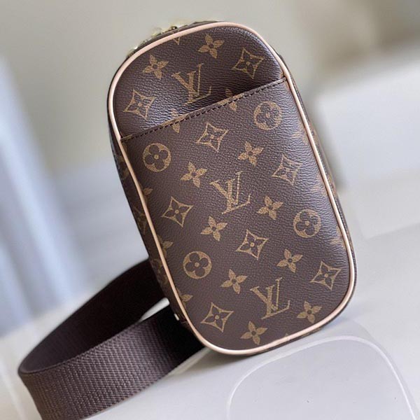Louis Vuitton Shoulder Bag Replica Monogram Pochette Ganju Body Bag Brown M51870 Louis Vuitton Shoulder Bag Replica Monogram Pochette Ganju Body Bag Brown M51870