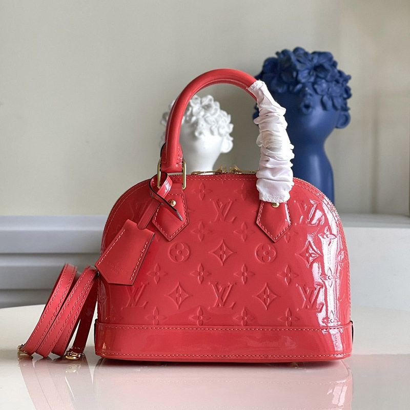 Cute Louis Vuitton Monogram Patent Leather Alma BB Replica vuh56722