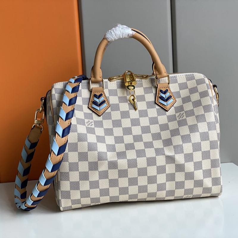 Very popular Louis Vuitton Damier Speedy Bandouliere 30 replica vud07266