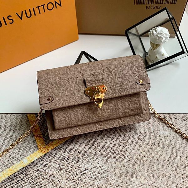 Cute Louis Vuitton Shoulder Bag Replica Monogram Empreinte Portefeuille Vavin Chain M69423