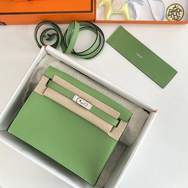 New on sale: Hermes Kelly Dance replica, 22cm, green, inner stitching, two-tone hardware, erh46762 New on sale: Hermes Kelly Dance replica, 22cm, green, inner stitching, two-tone hardware, erh46762
