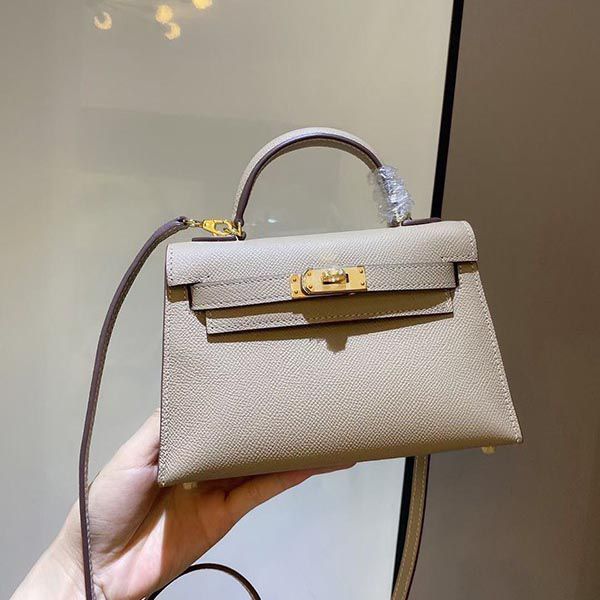 Hermes Kelly Mini 2 Kazak Replica Epson Silver Hardware he19019