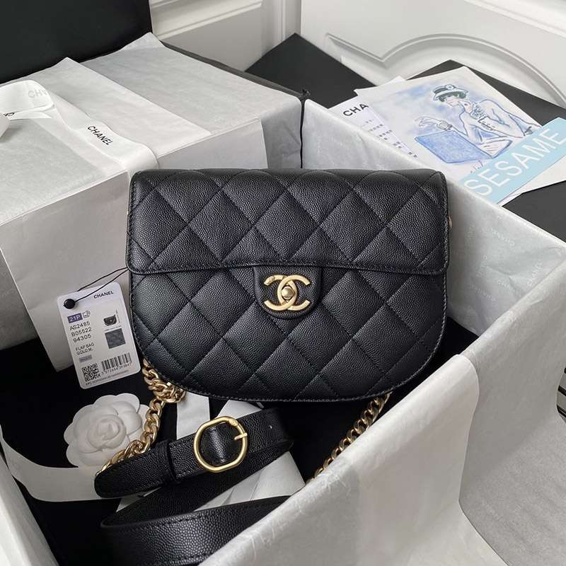 Chanel caviar skin replica shoulder bag shq60471