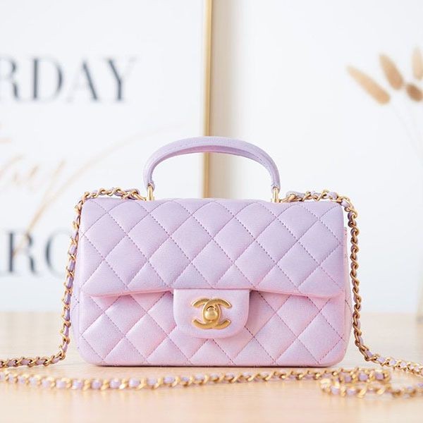 Cute Chanel Beige Classic Mini Flap Bag Replica shl47545