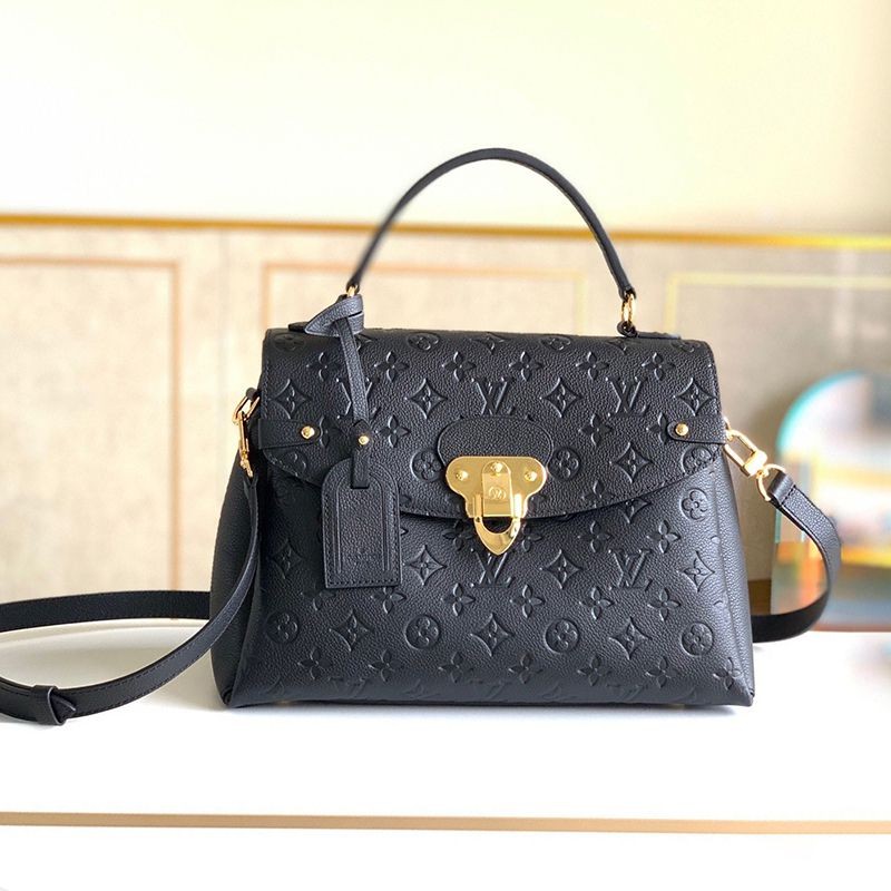 Extremely rare! Louis Vuitton Georges BB copy bag ★ 2way Monogram Empreinte shoulder bag? Noir M53941