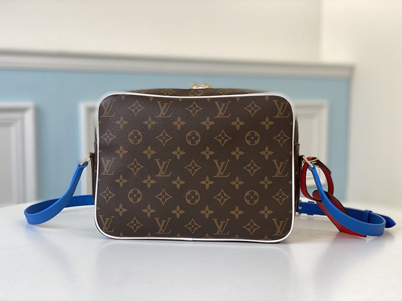 Rare color Louis Vuitton x NBA collaboration NIL messenger fake shoulder bag ★ Monogram M85143