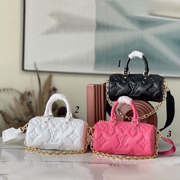 Not available in Japan [22SS]? Louis Vuitton Papillon BB Replica Bubble Glam Leather 3 Colors M59800