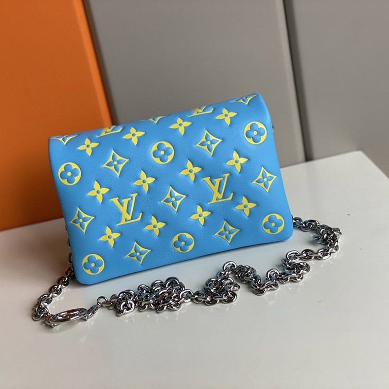 Louis Vuitton Pochette Coussin Clutch Chain Bag Replica M80744