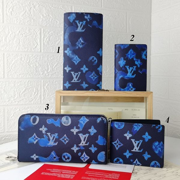 Louis Vuitton Portefeuille Slender Bi-fold Wallet Fake Leather 4 Sizes vuq29901