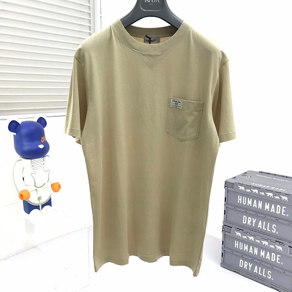 Very popular! Dior CD 1947 T-shirt replica cotton jersey beige ded41232 Very popular! Dior CD 1947 T-shirt replica cotton jersey beige ded41232