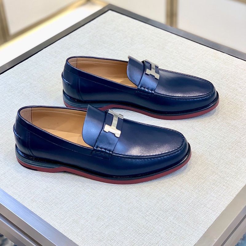 Competition for Hermes Paris "H" logo loafers replica erm81936