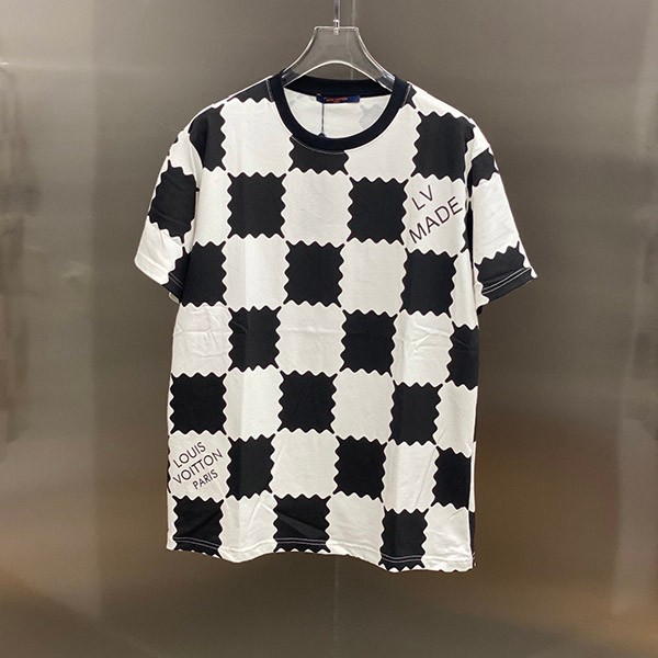 Extremely rare! Louis Vuitton T-shirt top short sleeve men's red copy vud22163 Extremely rare! Louis Vuitton T-shirt top short sleeve men's red copy vud22163