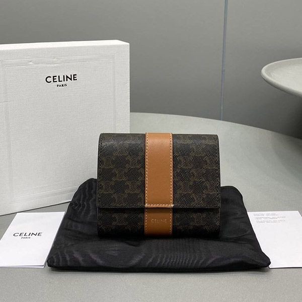 Extremely rare! Celine replica small trifold wallet Cem84262