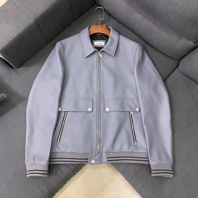 Love at first sight? Hermes leather jacket replica deerskin erj65427