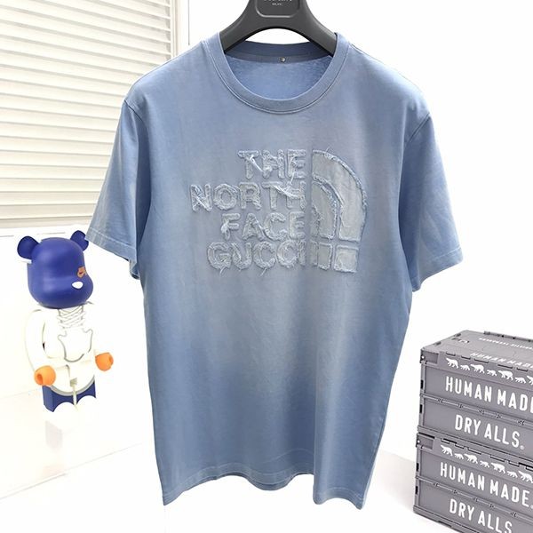 Free customs duty☆Gucci North Face fake collaboration short sleeve cotton T-shirt gua26933 Free customs duty☆Gucci North Face fake collaboration short sleeve cotton T-shirt gua26933