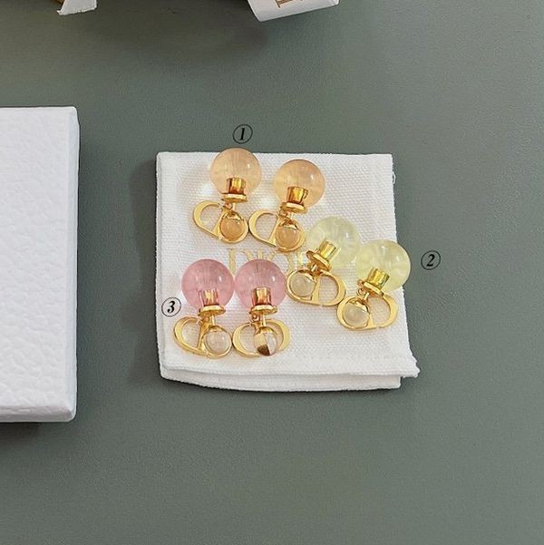 Sold out Dior TRIBALES earrings replica CD logo gift 3 colors E1822TRIPLD372 dem02201