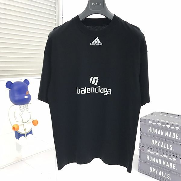 Extremely rare! Balenciaga Adidas replica T-shirt for men bak07891