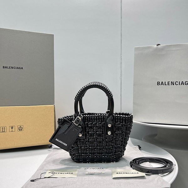 Very popular! Balenciaga Bistro XXS replica basket with strap 6780282IE2Y1000