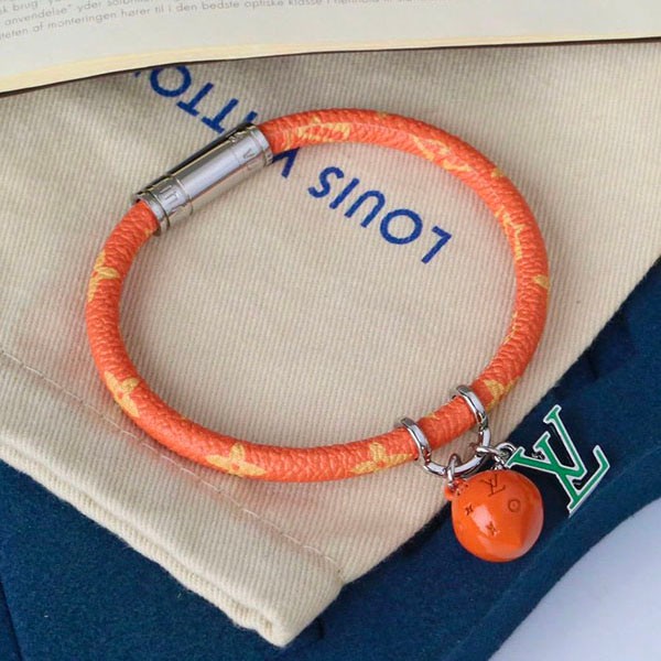 Louis Vuitton bracelet "HANGIT" orange monogram replica M0847E vub50789
