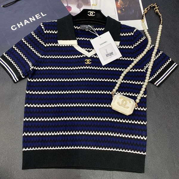 Free shipping [Chanel] Simple Coco Mark Knit Super Copy shz72192