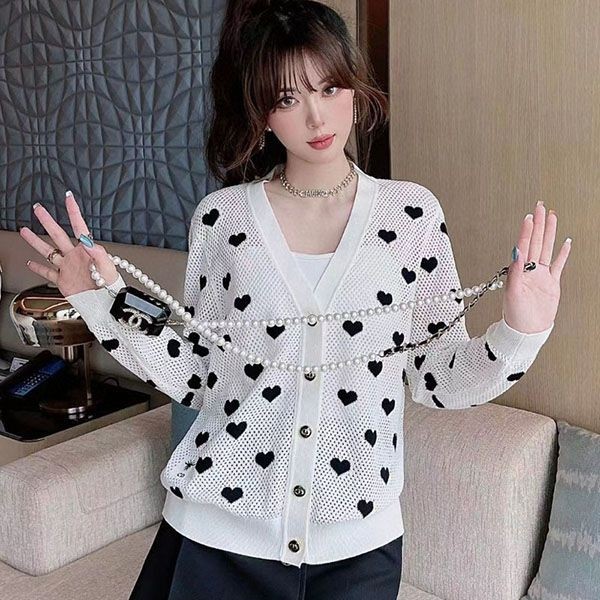 Sold out Dior Dior Amour Retro Cardigan Replica dey75462