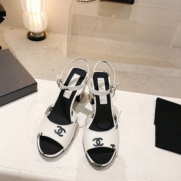 Chanel pumps and sandals replica with CC logo shz91287, sure to sell out